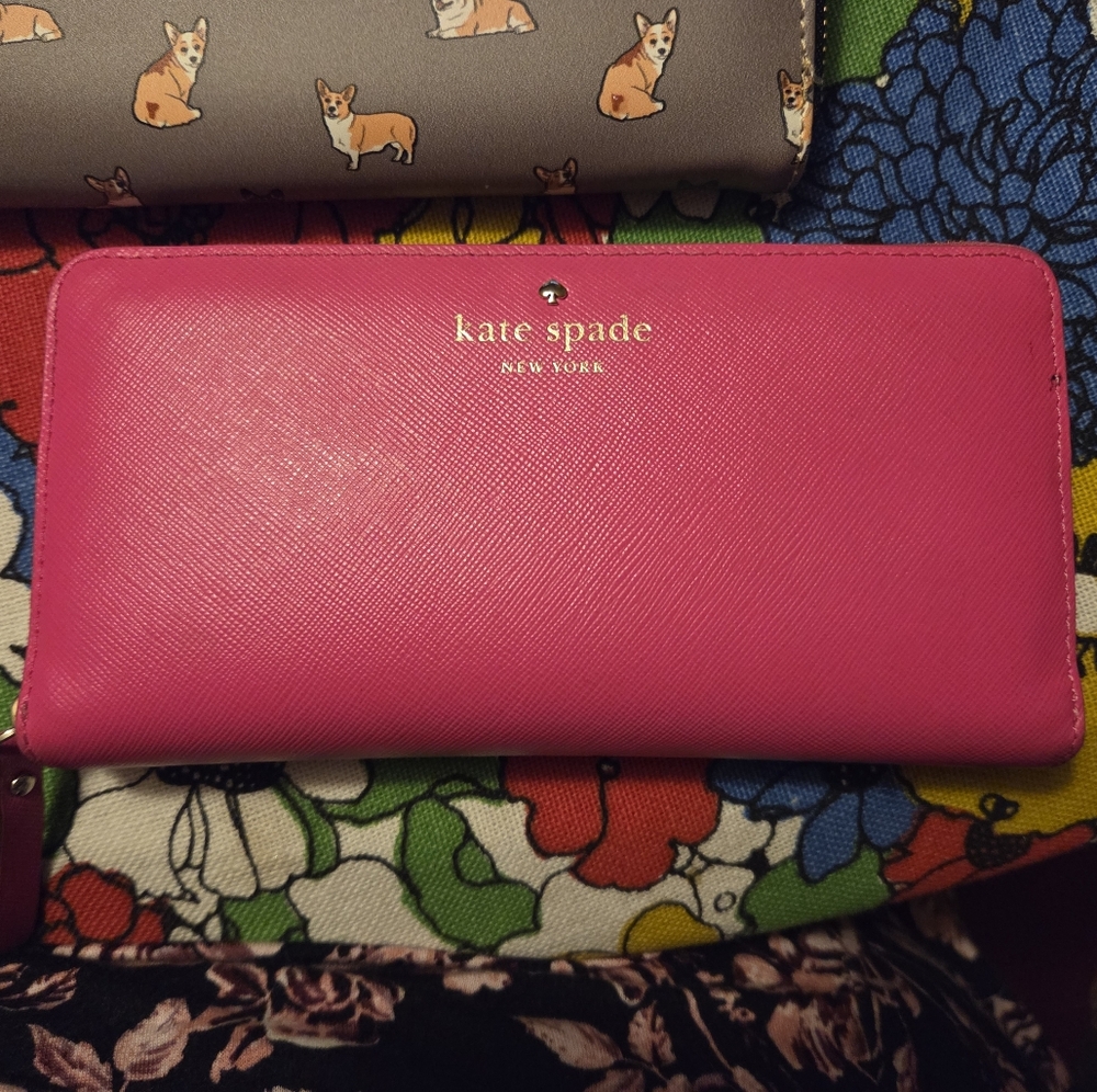 Kate Spade Hot Pink Wallet